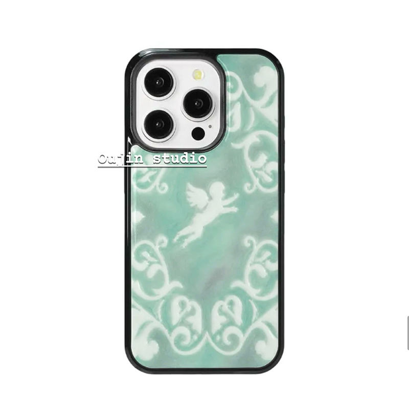 Mint Green Baroque Pattern Ang - مراجعة Back Cover Adhesive وسعره