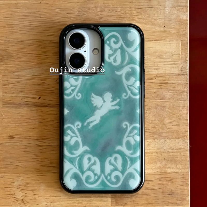 Mint Green Baroque Pattern Ang - مراجعة Back Cover Adhesive وسعره