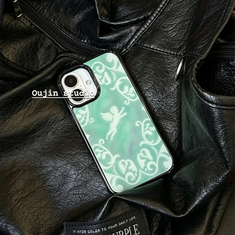 Mint Green Baroque Pattern Ang - مراجعة Back Cover Adhesive وسعره