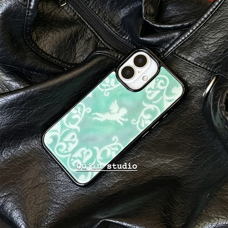 Mint Green Baroque Pattern Ang - مراجعة Back Cover Adhesive وسعره