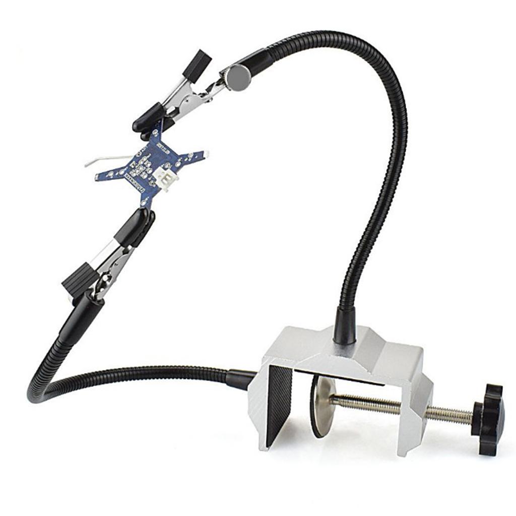 Soldering Third Hand Tool Stab - مراجعة Pcb Holder Clamp وسعره
