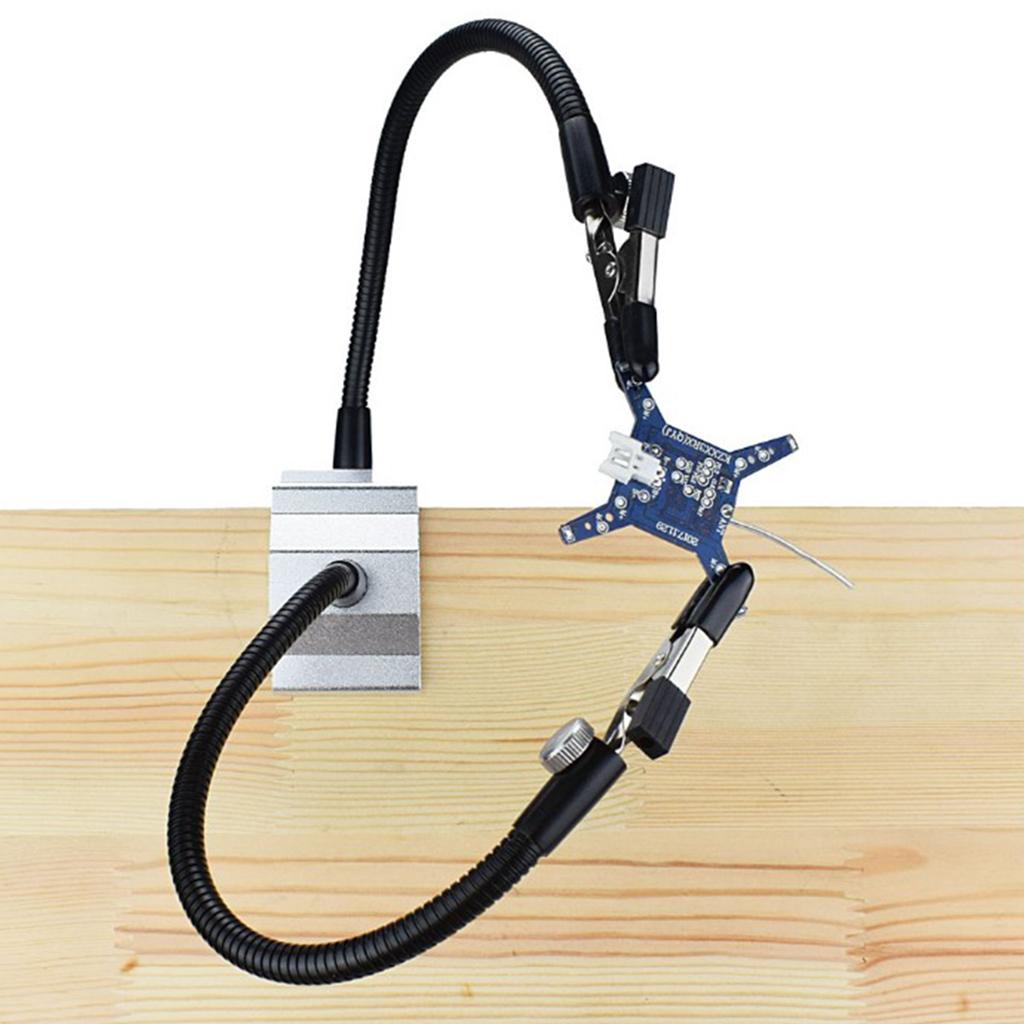 Soldering Third Hand Tool Stab - مراجعة Pcb Holder Clamp وسعره