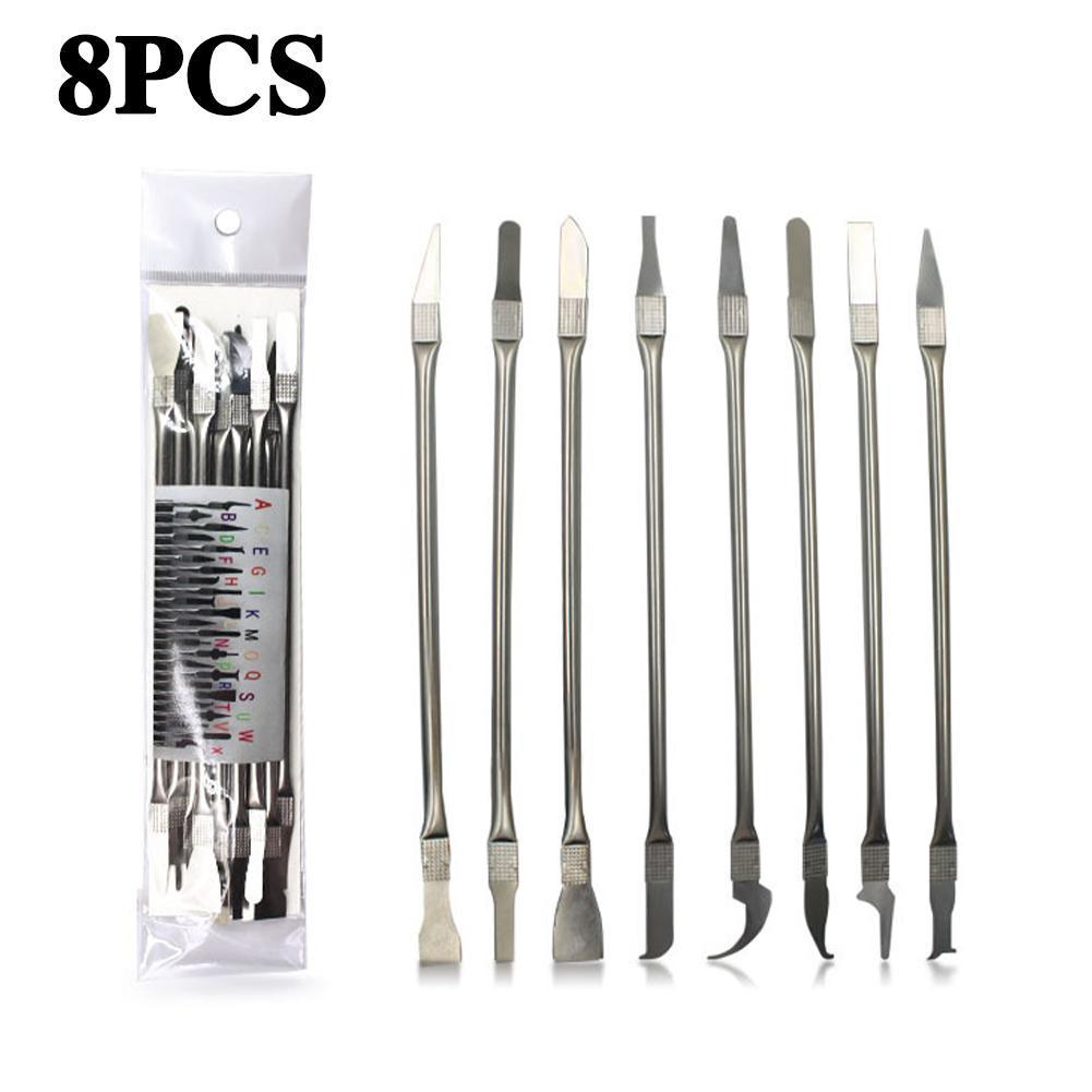 8pcs CPU IC Glue Remover Phone - مراجعة Electronics Repair Manual وسعره