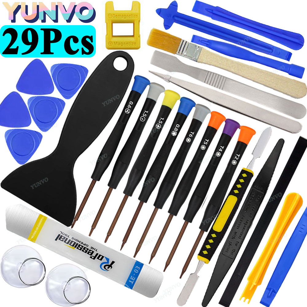 29Pcs in 1 Mobile Phone Repair - مراجعة Electronics Repair Manual وسعره