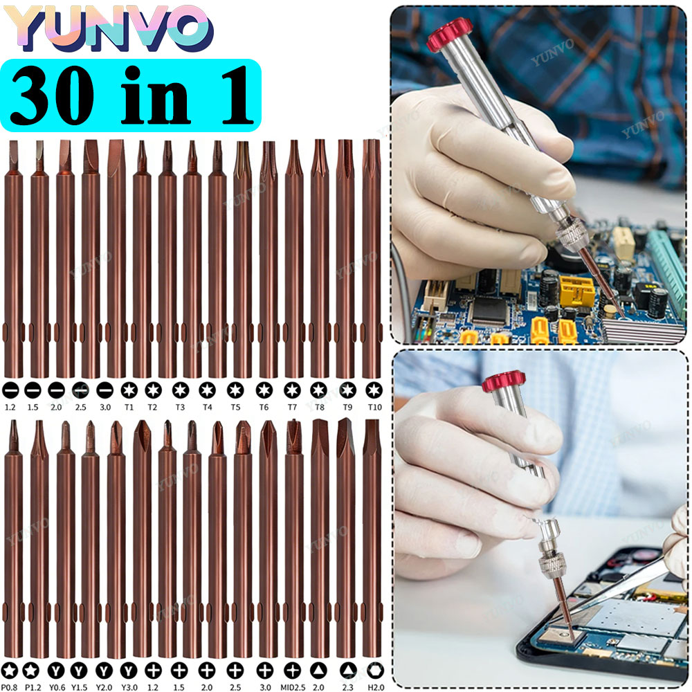 30 in 1 Magnetic Precision Scr - مراجعة Electronics Repair Manual وسعره