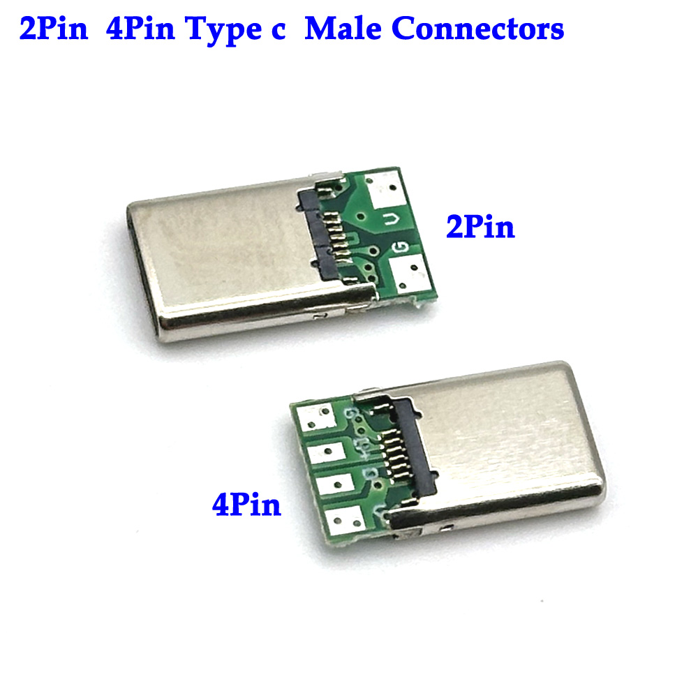 USB 3.1 2Pin 4Pin Type C Male  - مراجعة Pcb Holder Clamp وسعره