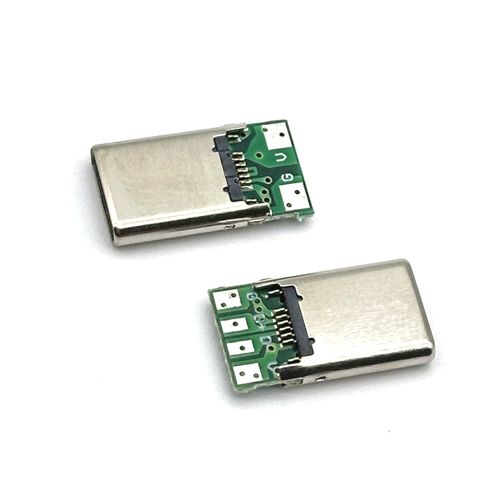 USB 3.1 2Pin 4Pin Type C Male  - مراجعة Pcb Holder Clamp وسعره