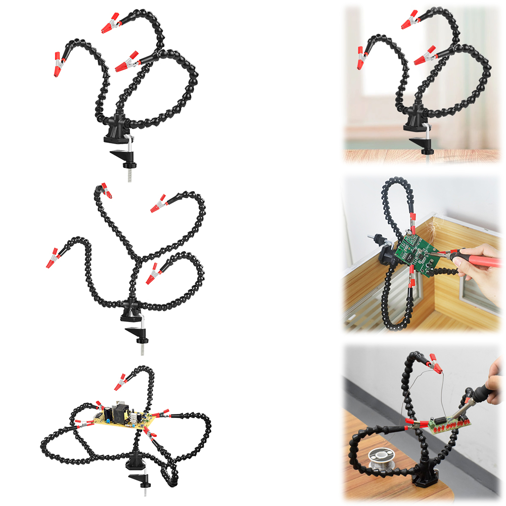 Desk Clamp Soldering Third Han - مراجعة Pcb Holder Clamp وسعره