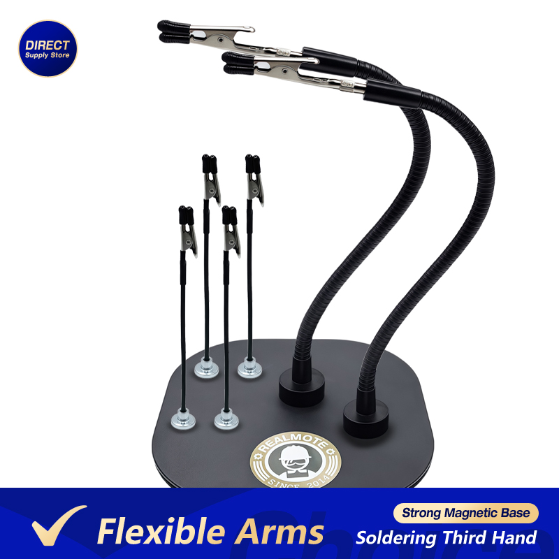 Soldering Third Hand with Stro - مراجعة Pcb Holder Clamp وسعره
