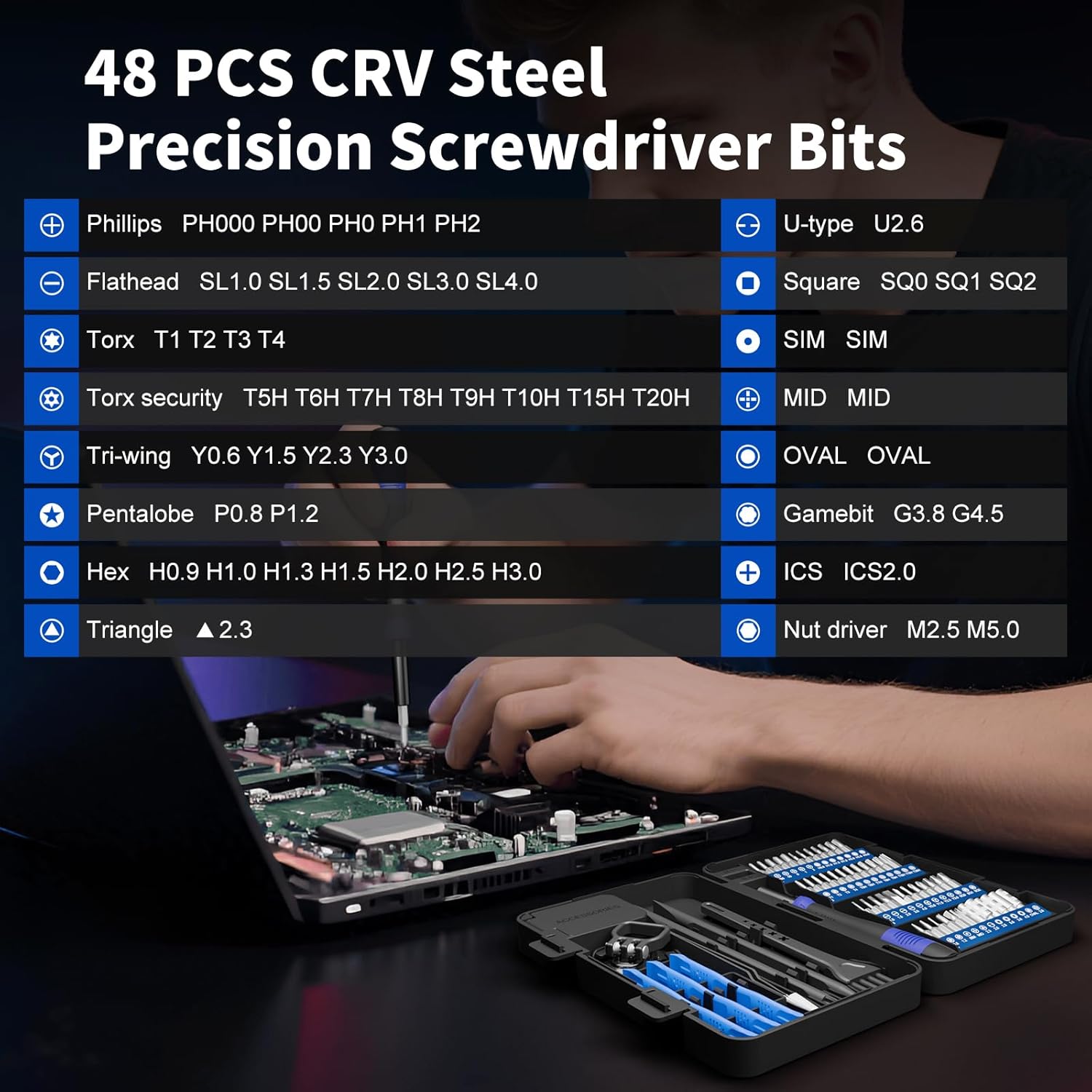 64-in-1 Precision Screwdriver  - مراجعة Electronics Repair Game وسعره