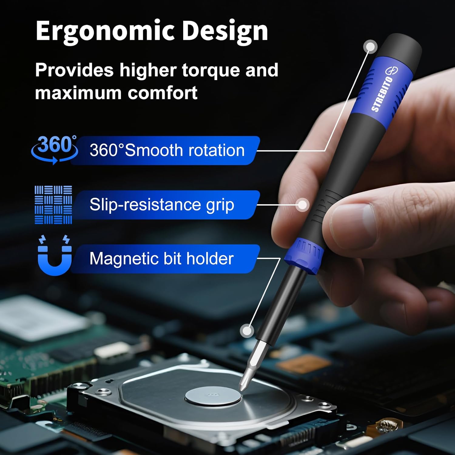 64-in-1 Precision Screwdriver  - مراجعة Electronics Repair Game وسعره