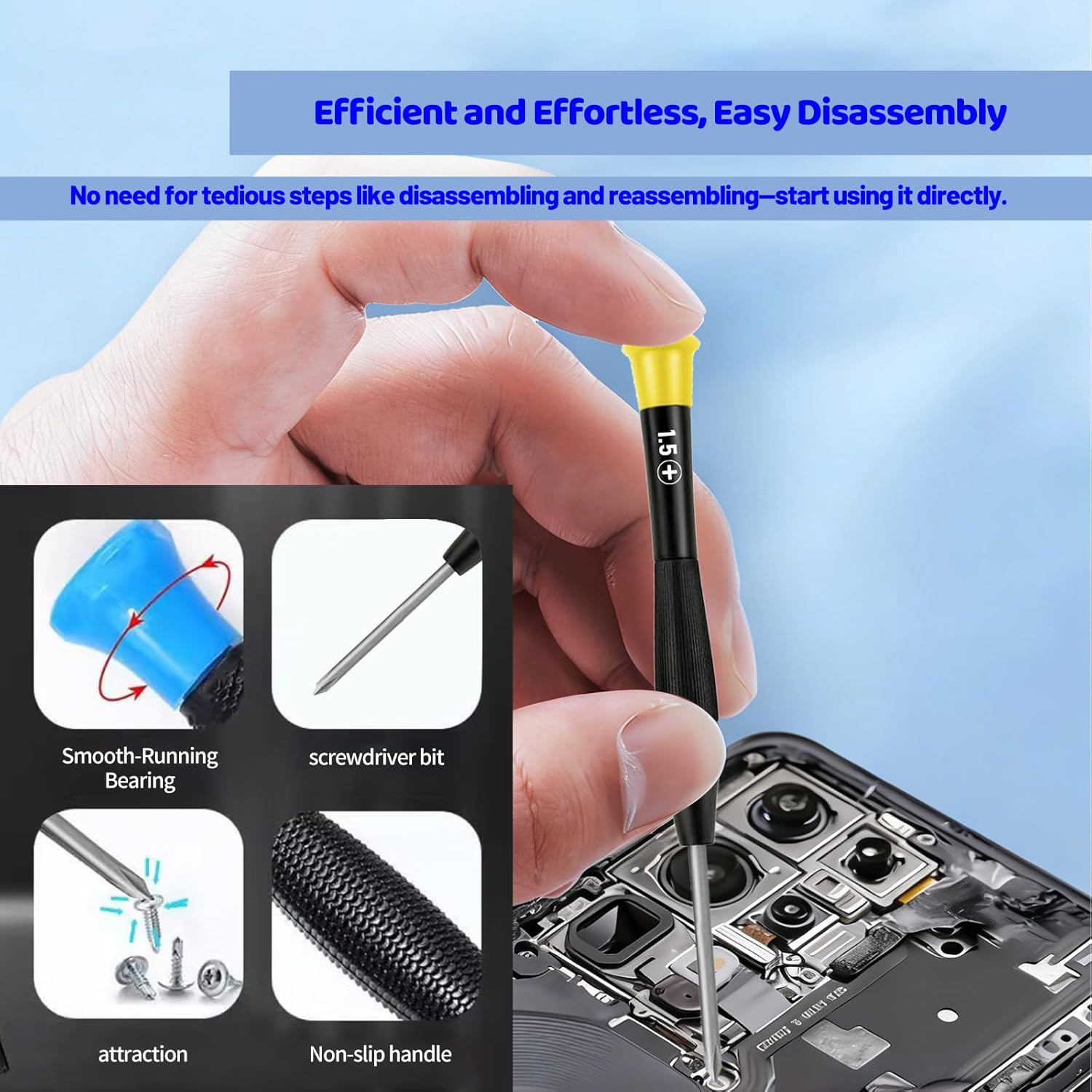 Screwdriver Set 40 in 1 Phone  - مراجعة Electronics Repair Manual وسعره
