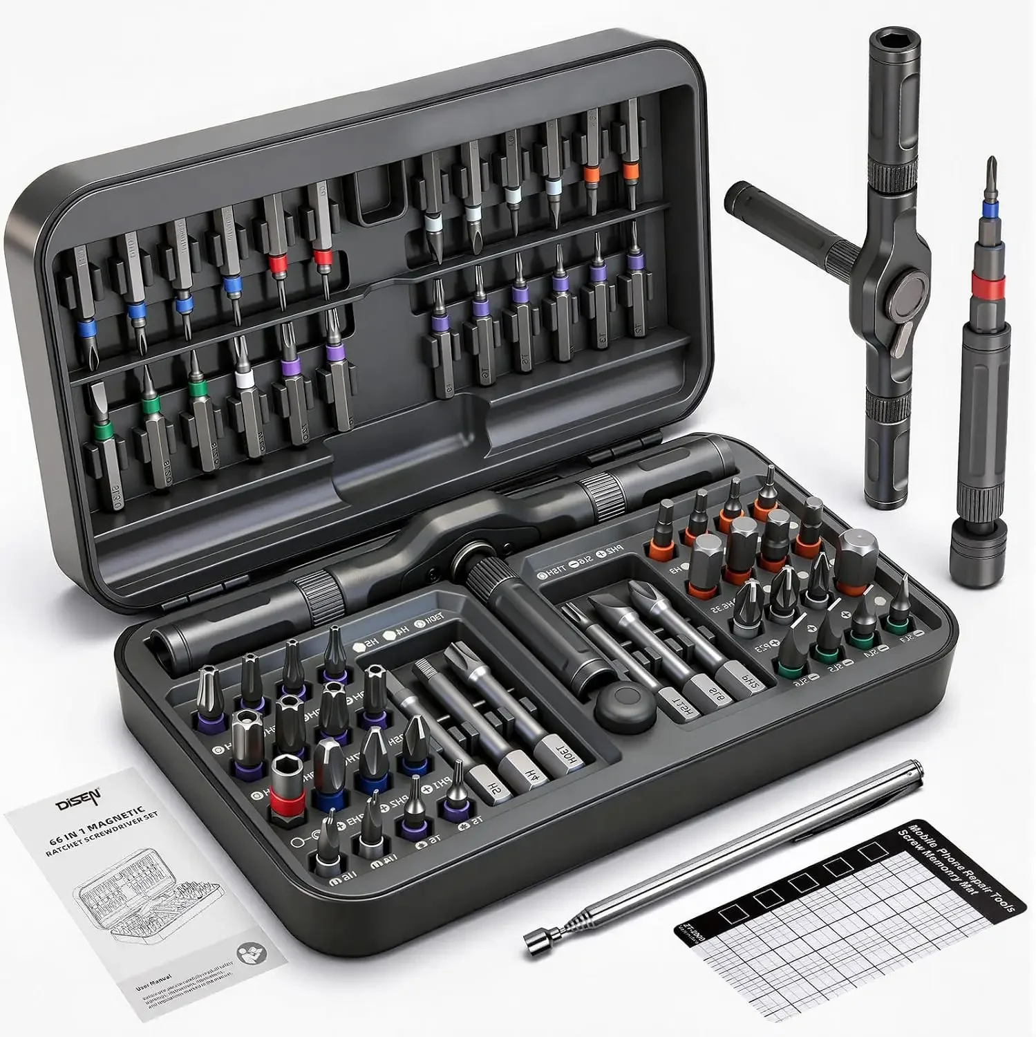 68 in 1 Ratcheting Screwdriver - مراجعة Electronics Repair Game وسعره