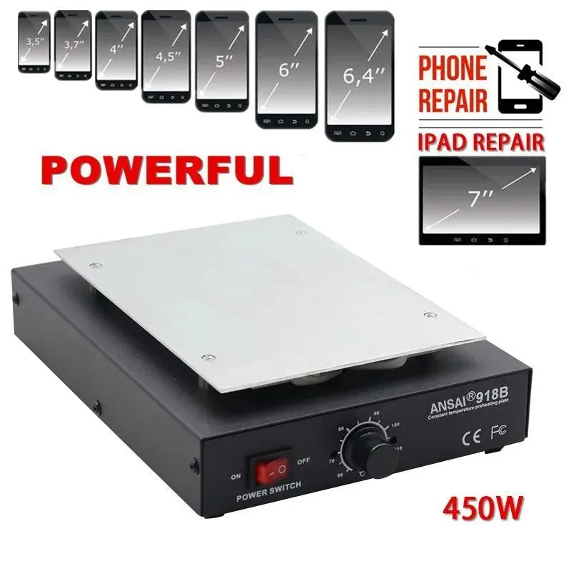 450W Durable 7 inch Phone LCD  - مراجعة Screen Separator Machine وسعره