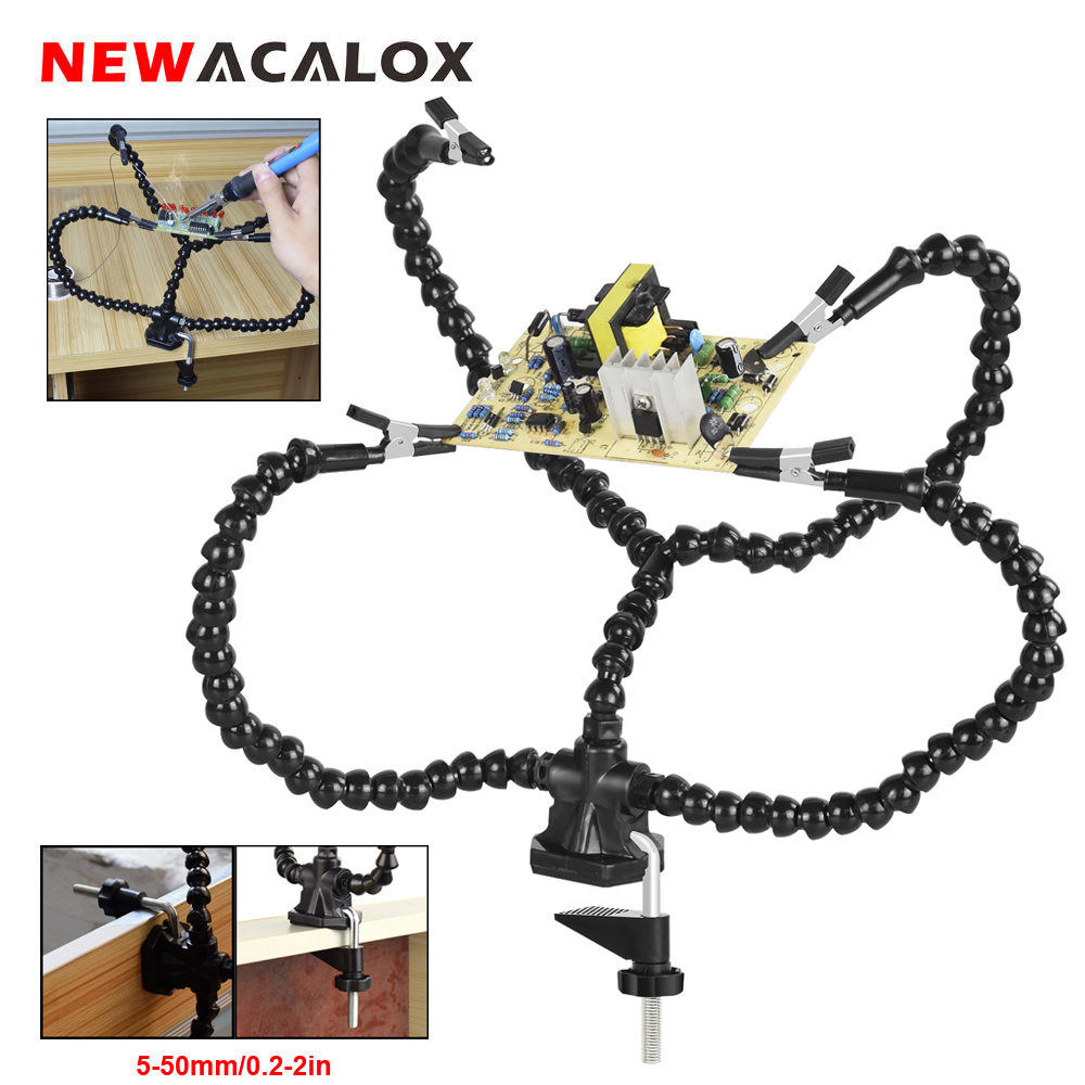 NEWACALOX Soldering Third Hand - مراجعة Pcb Holder Clamp وسعره
