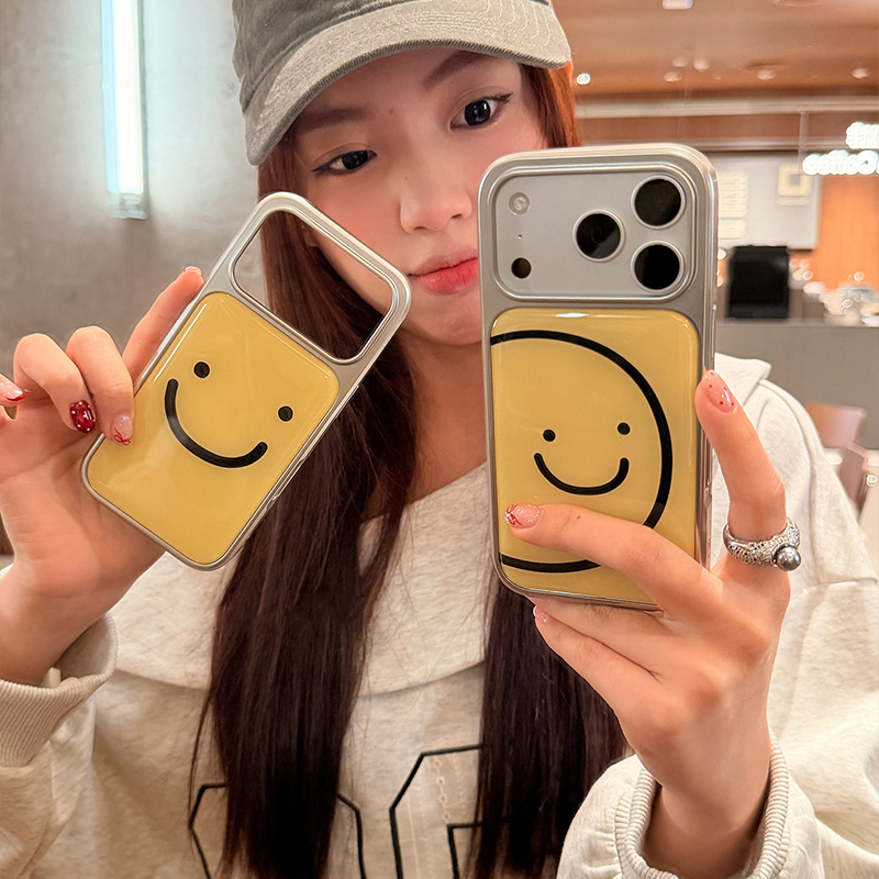 Ins Minimalist Lines Smiling F - مراجعة Back Cover Adhesive وسعره
