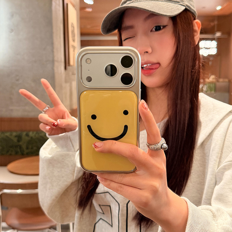 Ins Minimalist Lines Smiling F - مراجعة Back Cover Adhesive وسعره