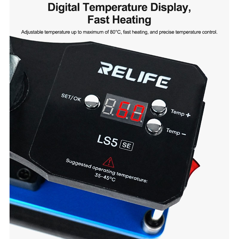 RELIFE LS5 SE Heating and Hold - مراجعة Screen Separator Machine وسعره