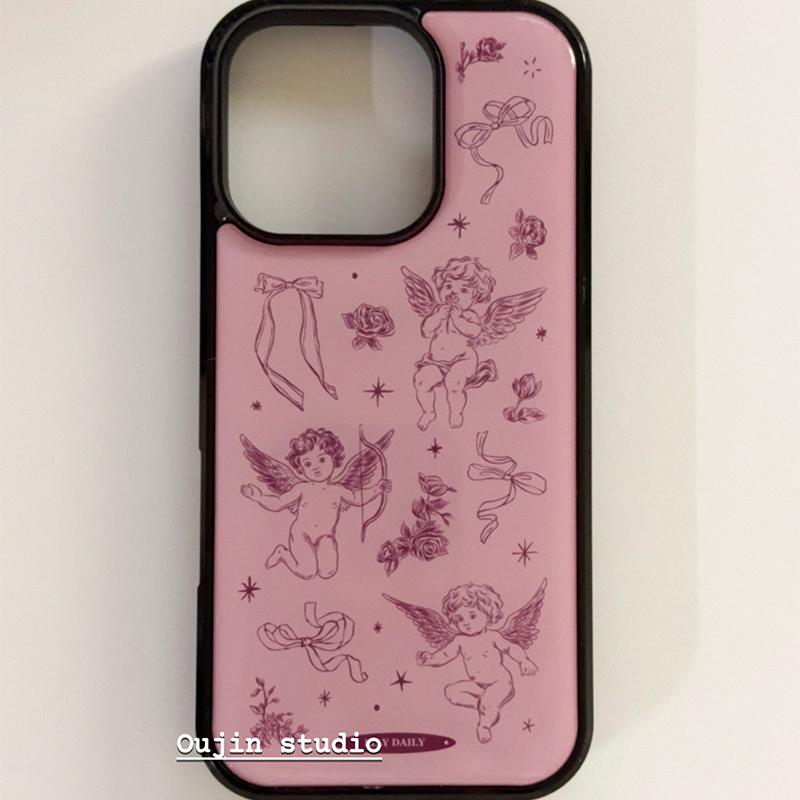 Korean Ins Rose Pink Angel Rib - مراجعة Back Cover Adhesive وسعره