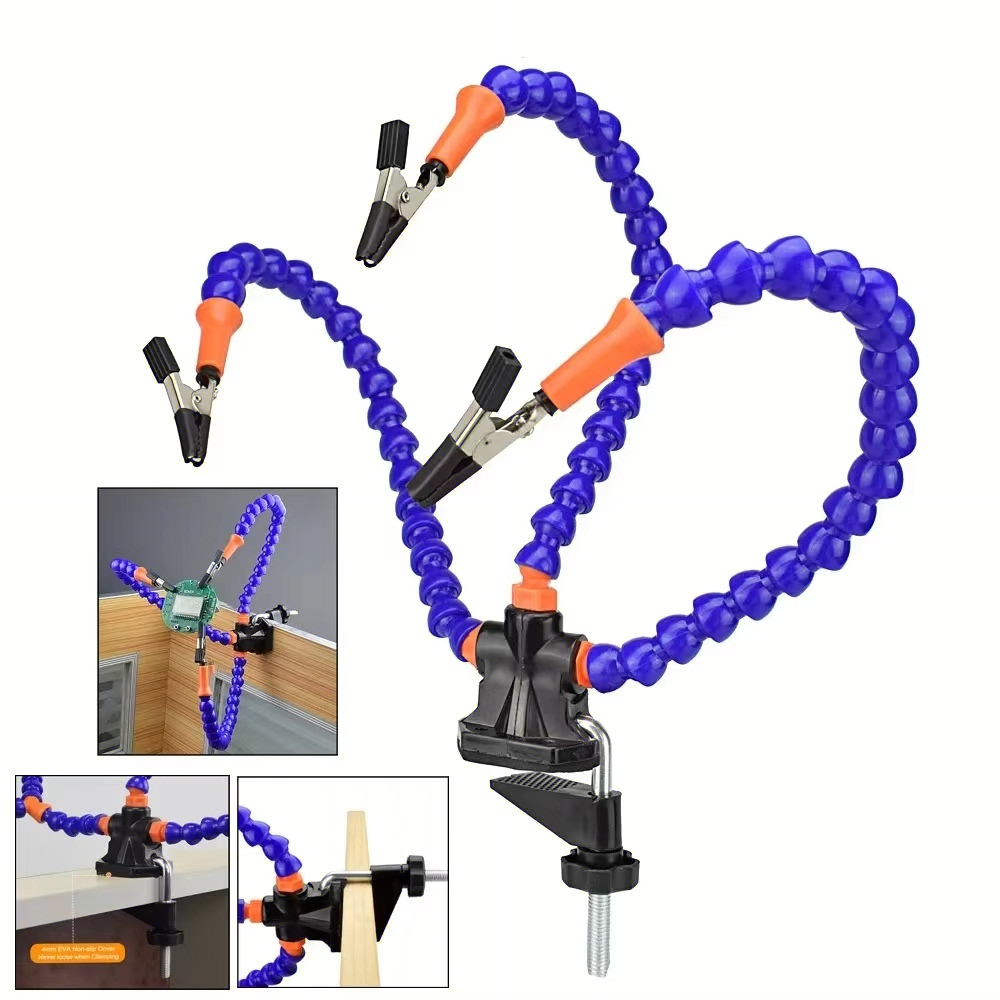 Soldering Station Helping Hand - مراجعة Pcb Holder Clamp وسعره