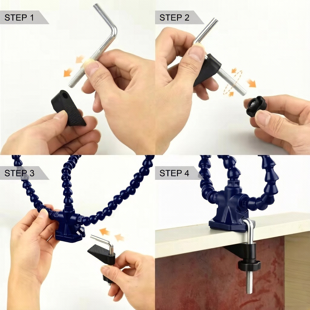 Soldering Station Helping Hand - مراجعة Pcb Holder Clamp وسعره