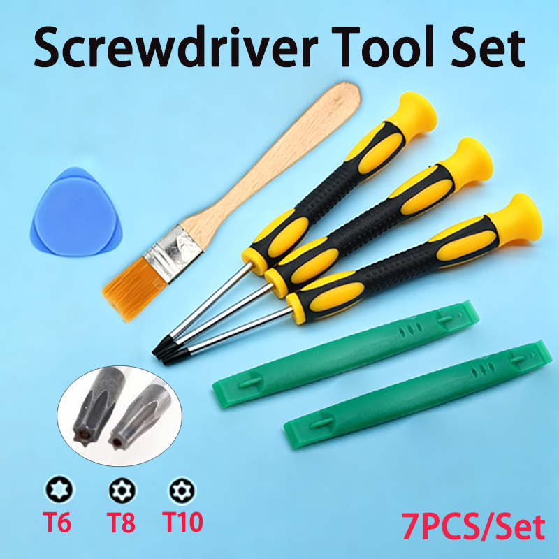 7Pcs/Set T6 T8 T10 Security Sc - مراجعة Electronics Repair Game وسعره