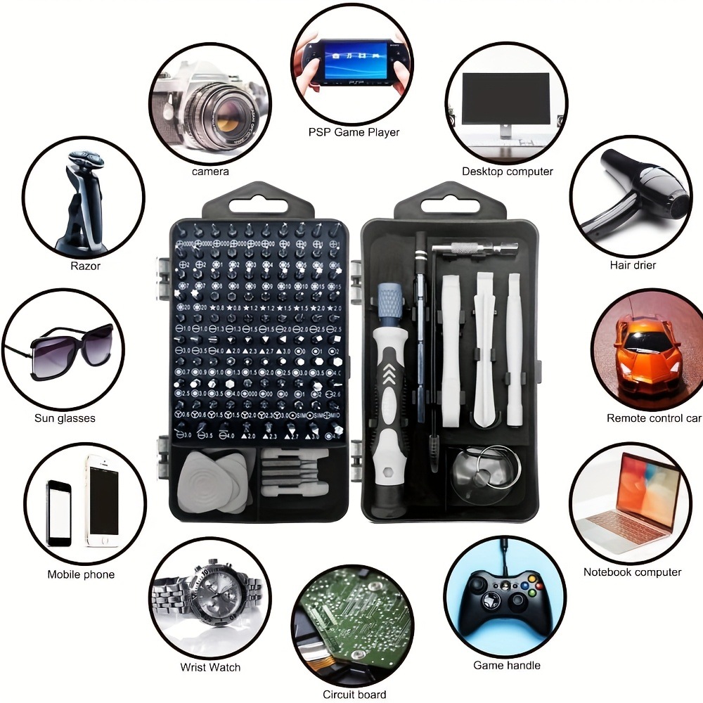 115-in-1 Precision Screwdriver - مراجعة Electronics Repair Game وسعره