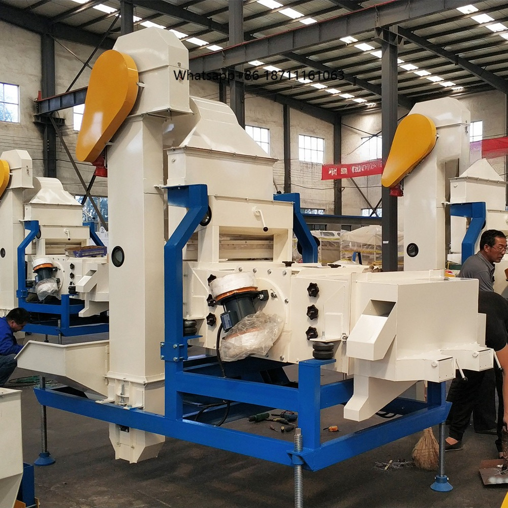 Certified Rice Flax Castor See - مراجعة Screen Separator Machine وسعره