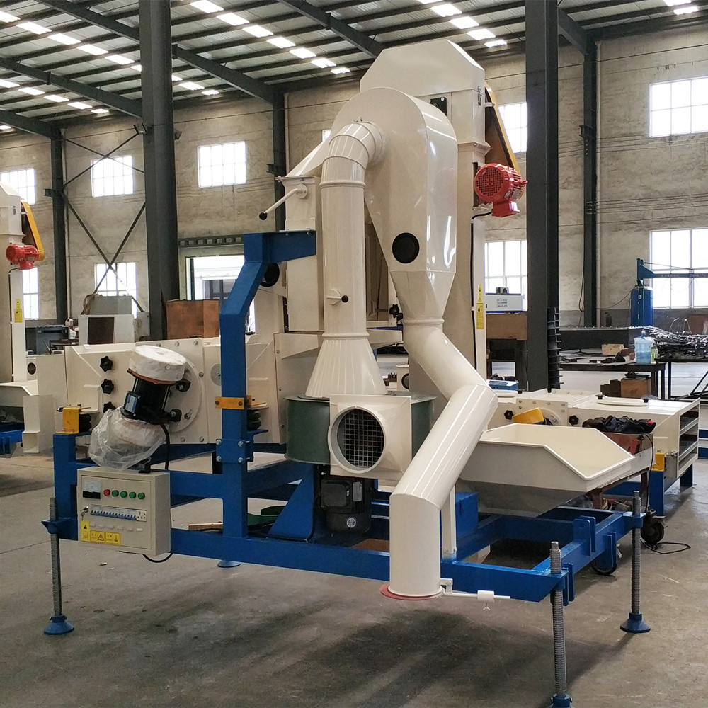 Certified Rice Flax Castor See - مراجعة Screen Separator Machine وسعره