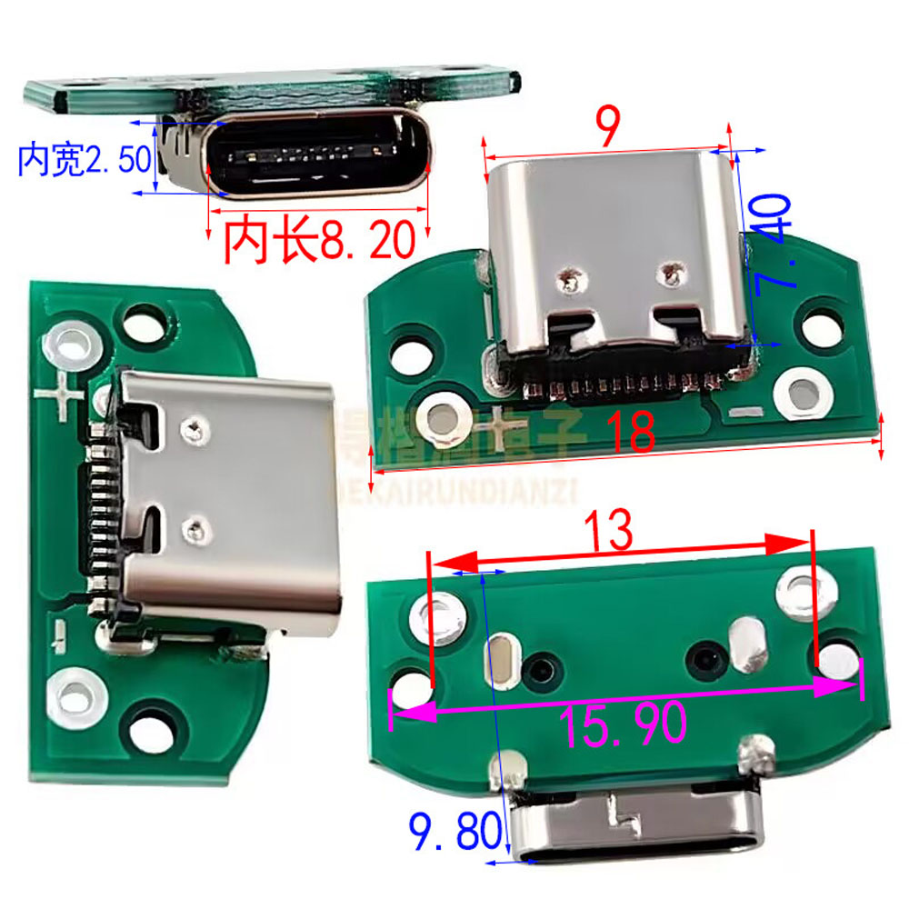 USB 3.1 Type C Female Connecto - مراجعة Pcb Holder Clamp وسعره