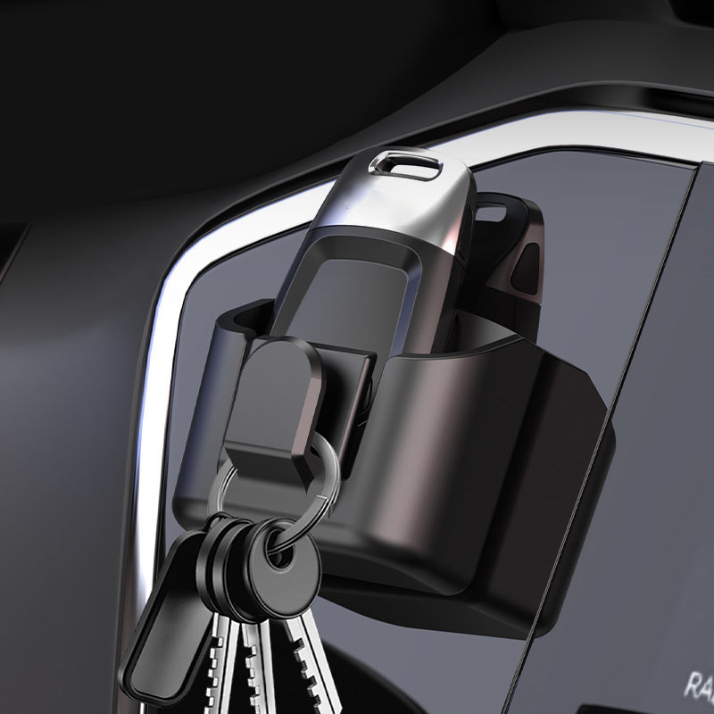 Car Dashboard Key Storage Box  - مراجعة Back Cover Adhesive وسعره