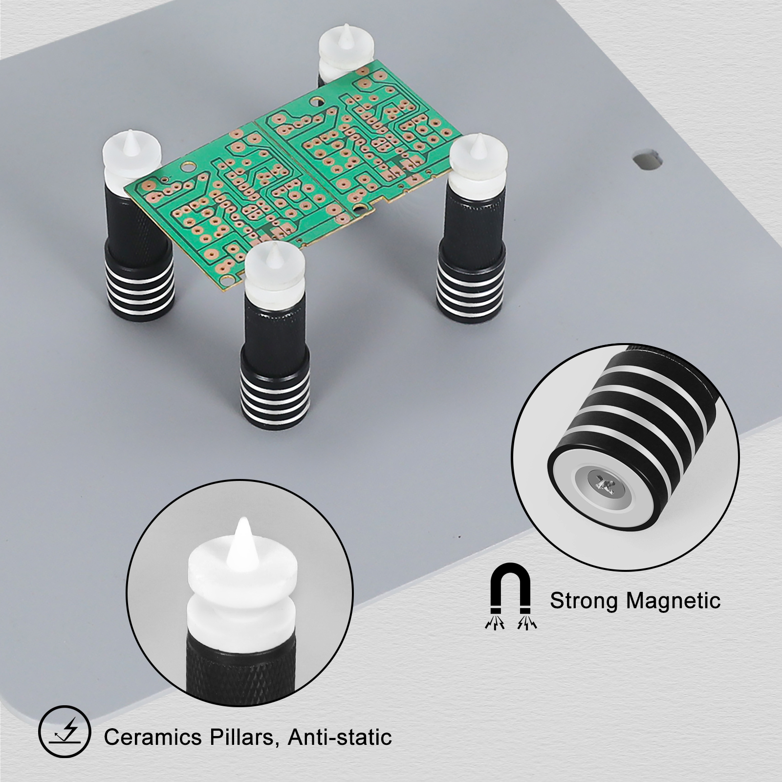 NEWACALOX Magnetic PCB Board F - مراجعة Pcb Holder Clamp وسعره